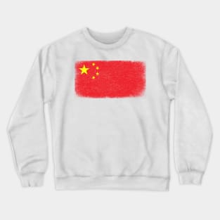 China Flag Vintage Crewneck Sweatshirt